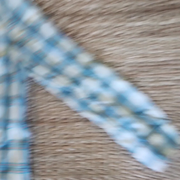 Kids Blue Checkered Button-Down Shirt - Picture 7 of 12